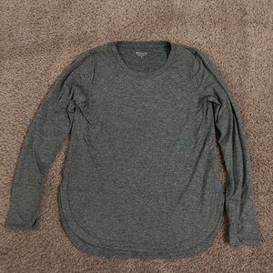 Athleta Women’s Charcoal Long Sleeve Tee